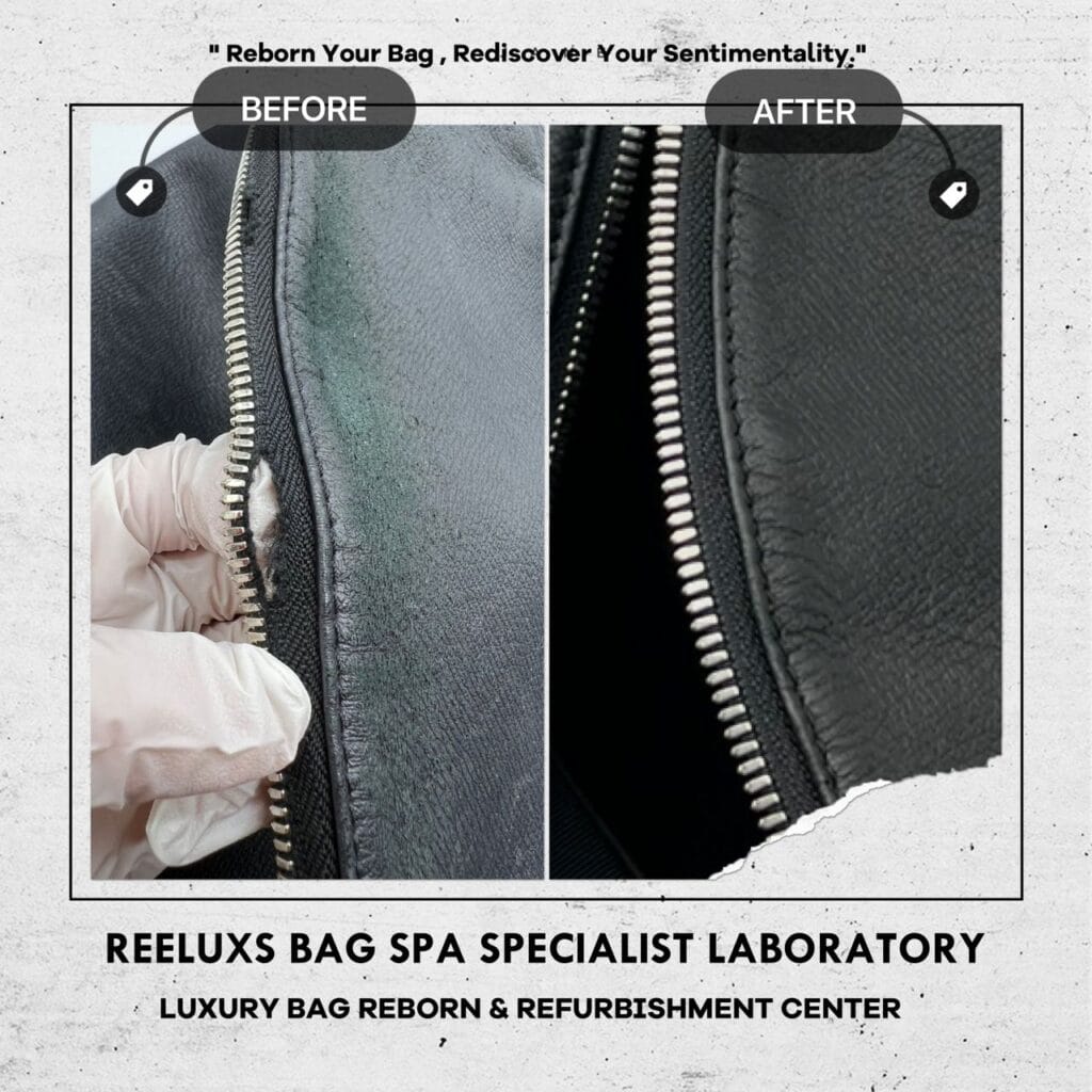 Taiga Apollo Backpack Cleaning Leather Peel Off Damaged Repair Zip Fabric Damaged… — frame 6