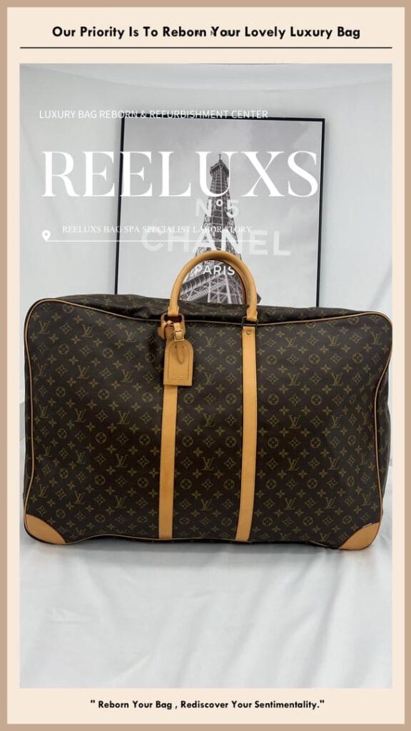 Louis Vuitton Monogram Boston Bag Entire Black Vachetta Leather Crack & Damaged… — frame 2