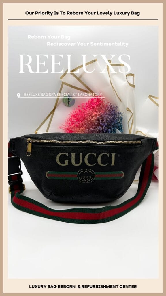 Logo GG Print Leather Cross Body Bag Deep Cleaning Zip Treatment &… — frame 2