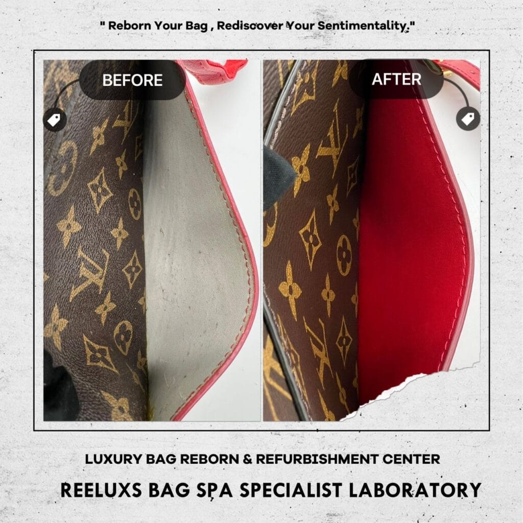 Victoire Monogram Canvas and Leather Slingbag Entire Leather Damaged Replacement & Interior… — frame 3