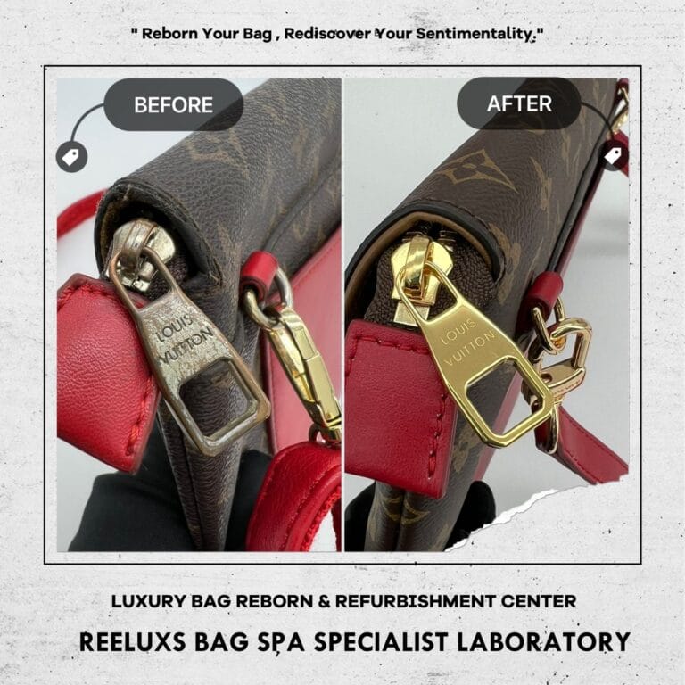 Louis Vuitton Victoire Monogram Canvas and Leather Slingbag Entire Leather Damaged Replacement & Interior Fabric Faded Changed To Leather Refurbishment