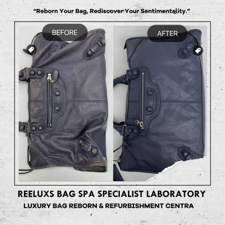BALENCIAGA Classic City Bag Corner Damaged Color Faded Peel Off Restoration