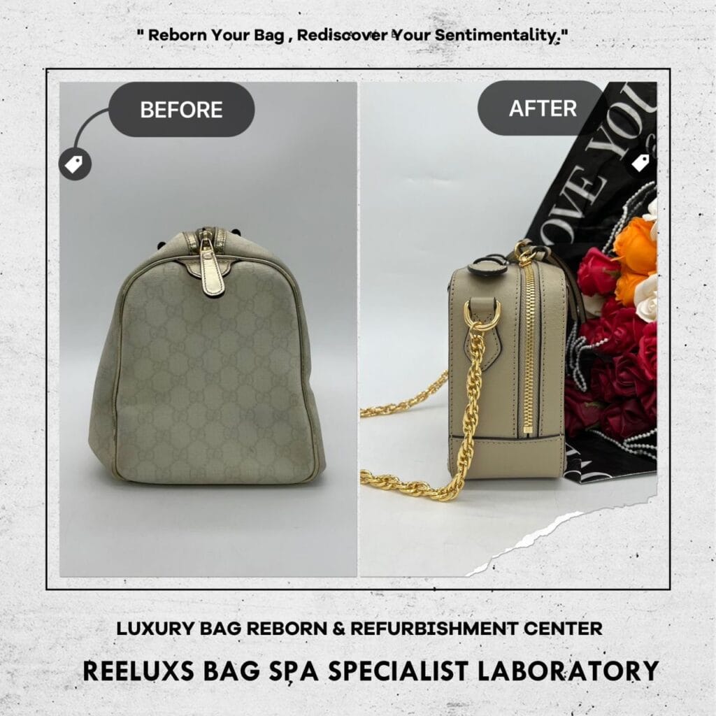 Imprime Joy Boston Gold Top Handbag Customized To Ophidia GG Top Handle… — frame 4