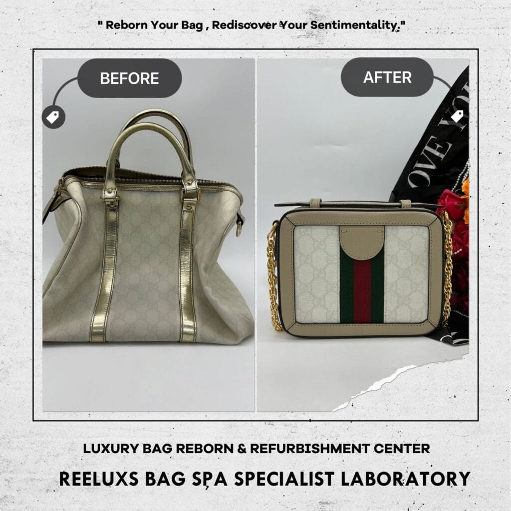Imprime Joy Boston Gold Top Handbag Customized To Ophidia GG Top Handle… — frame 7