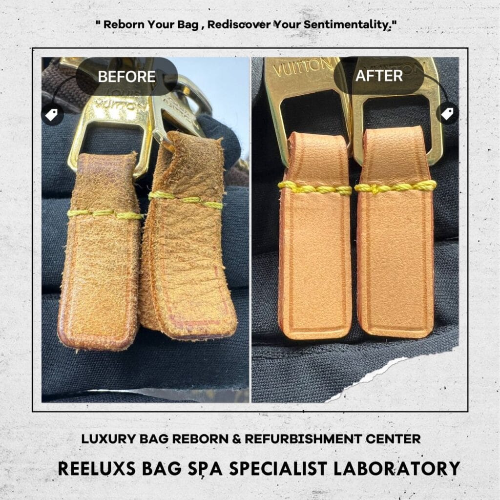 LOUIS VUITTN Sully Monogram Canvas Handbag Entire Vachetta Fully Stain Scratches & Damaged Replacement — frame 8