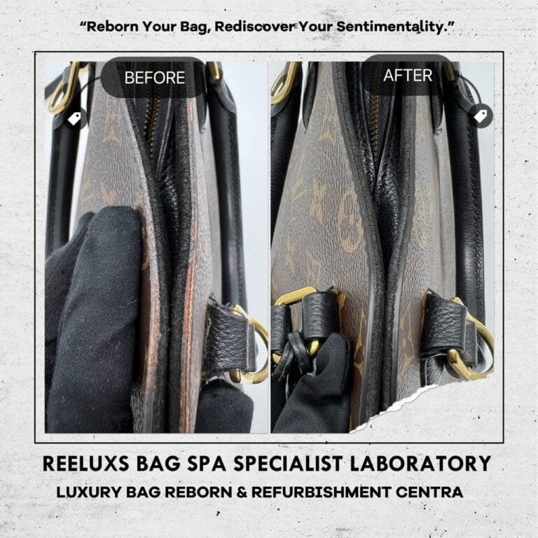 Louis Vuitton Alma BNB Monogram Canvas Entire Oil Damaged & Melted Replacement
