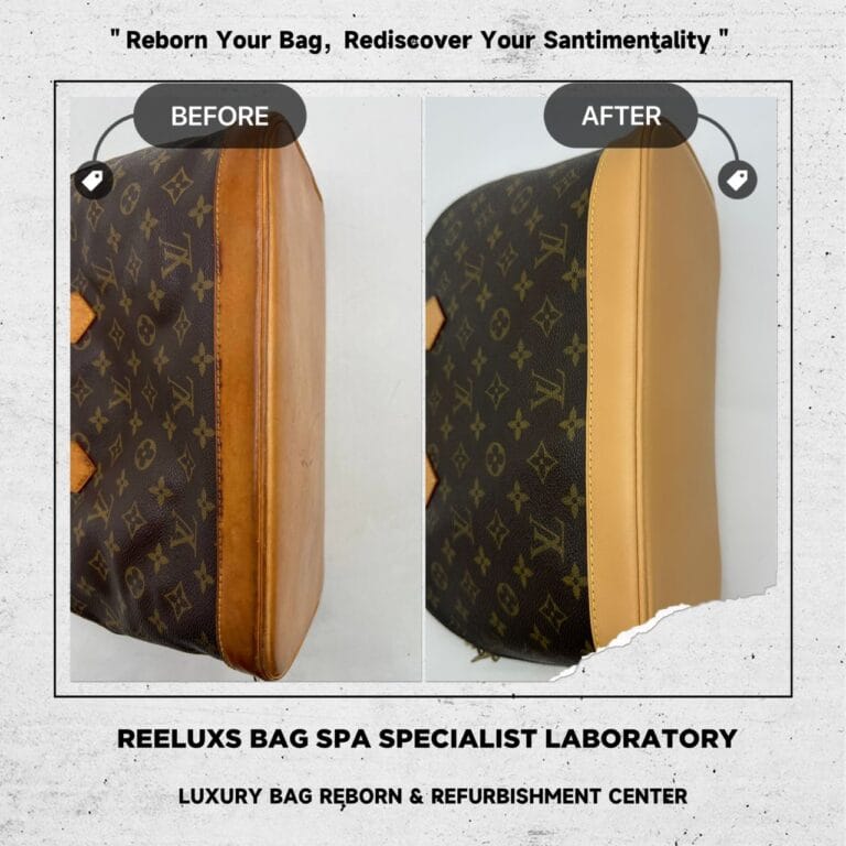 Louis Vuitton Alma PM Monogram Canvas Handbag Color Faded Entire Vachetta Fully Stain & Scratches Replacement