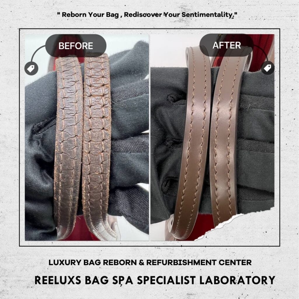 Damier Ebene Canvas Neverfull PM Bag Mold Spot Problem Entire Vachetta Cracked & Broken Oxidation Repl — frame 7