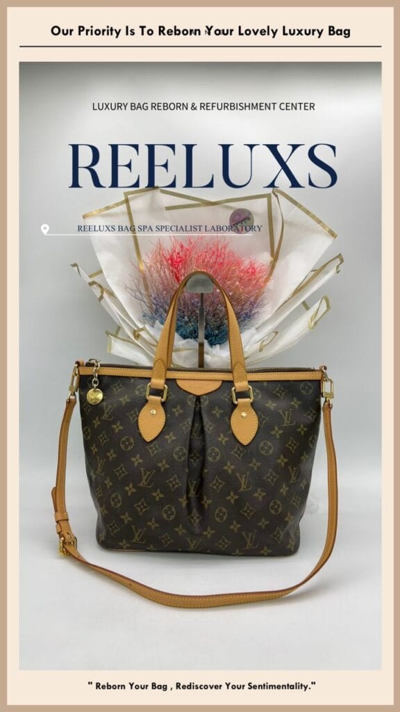 Monogram Canvas Palermo PM Corner Damaged Entire Vachetta Fully Scratch & Tear… — frame 2