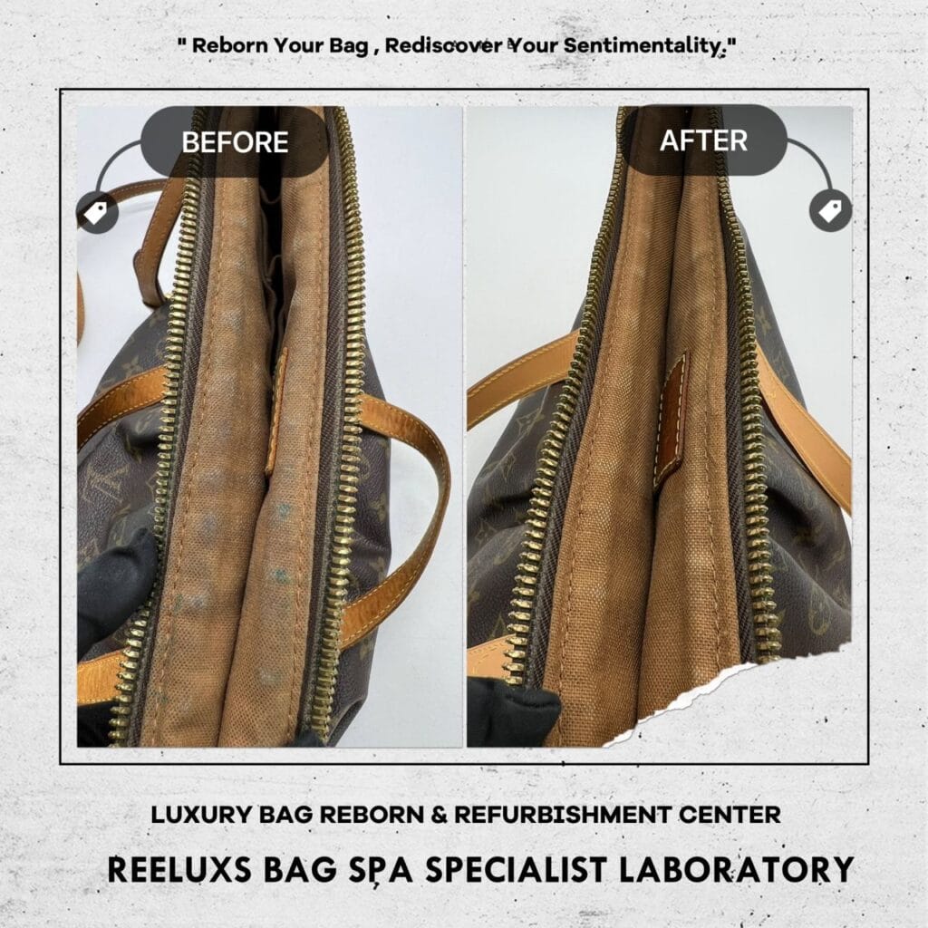 Monogram Canvas Palermo PM Corner Damaged Entire Vachetta Fully Scratch & Tear… — frame 5