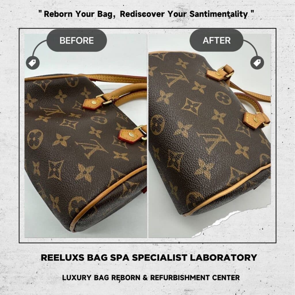 Monogram Canvas Speedy Nano Zip Tarnish Replacement Handbag Metal Hardware Oxidation 24K… — frame 2