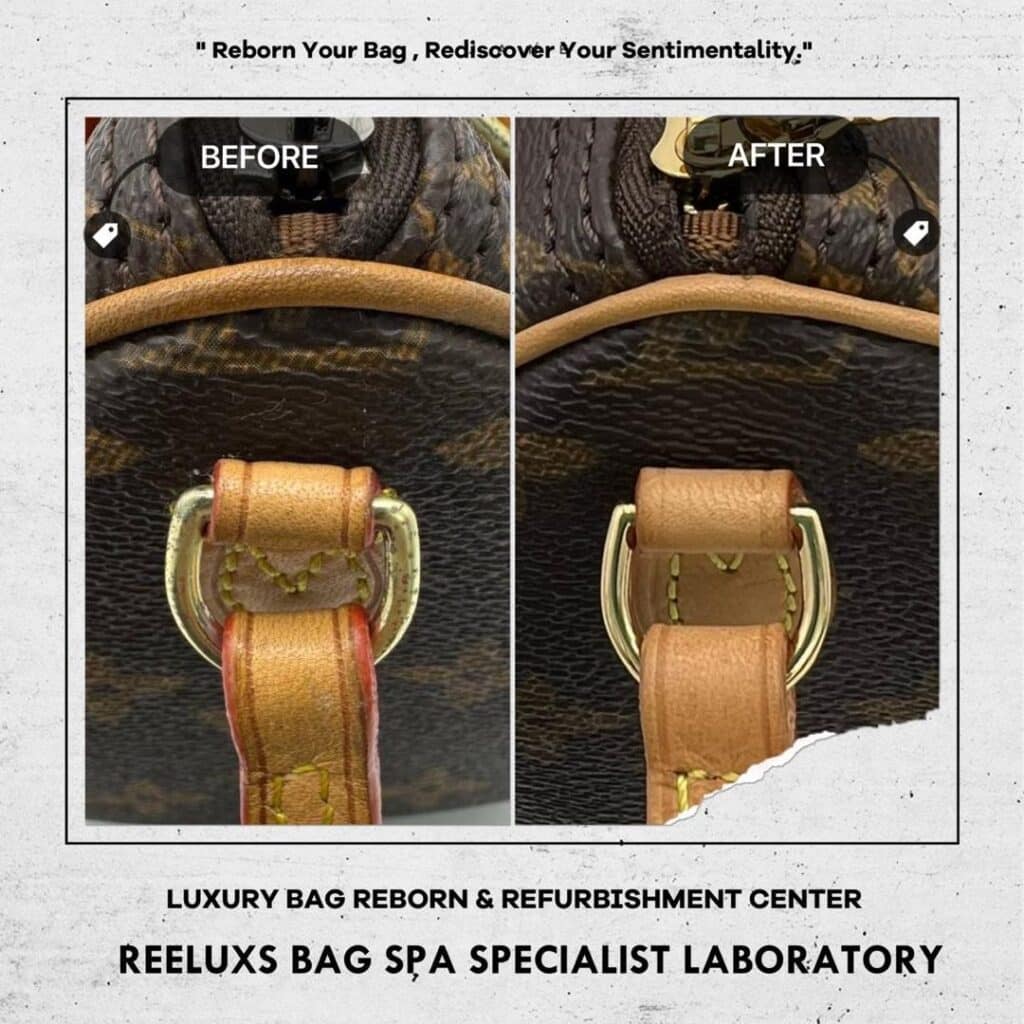 Monogram Canvas Speedy Nano Zip Tarnish Replacement Handbag Metal Hardware Oxidation 24K… — frame 5