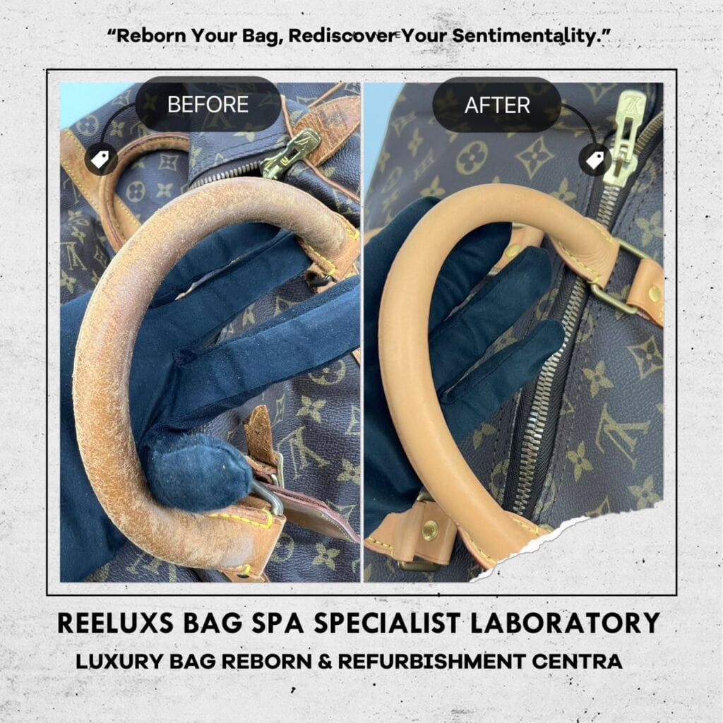 Monogram Keepall Travel Bag Customized Bandoulière Long Starp Design Entire Vachetta Fully… — frame 10