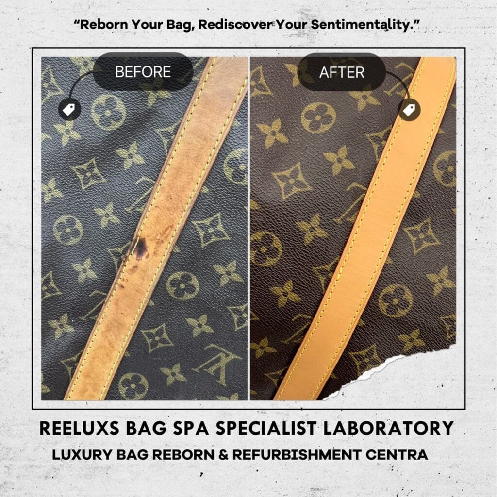 Monogram Keepall Travel Bag Customized Bandoulière Long Starp Design Entire Vachetta Fully… — frame 9