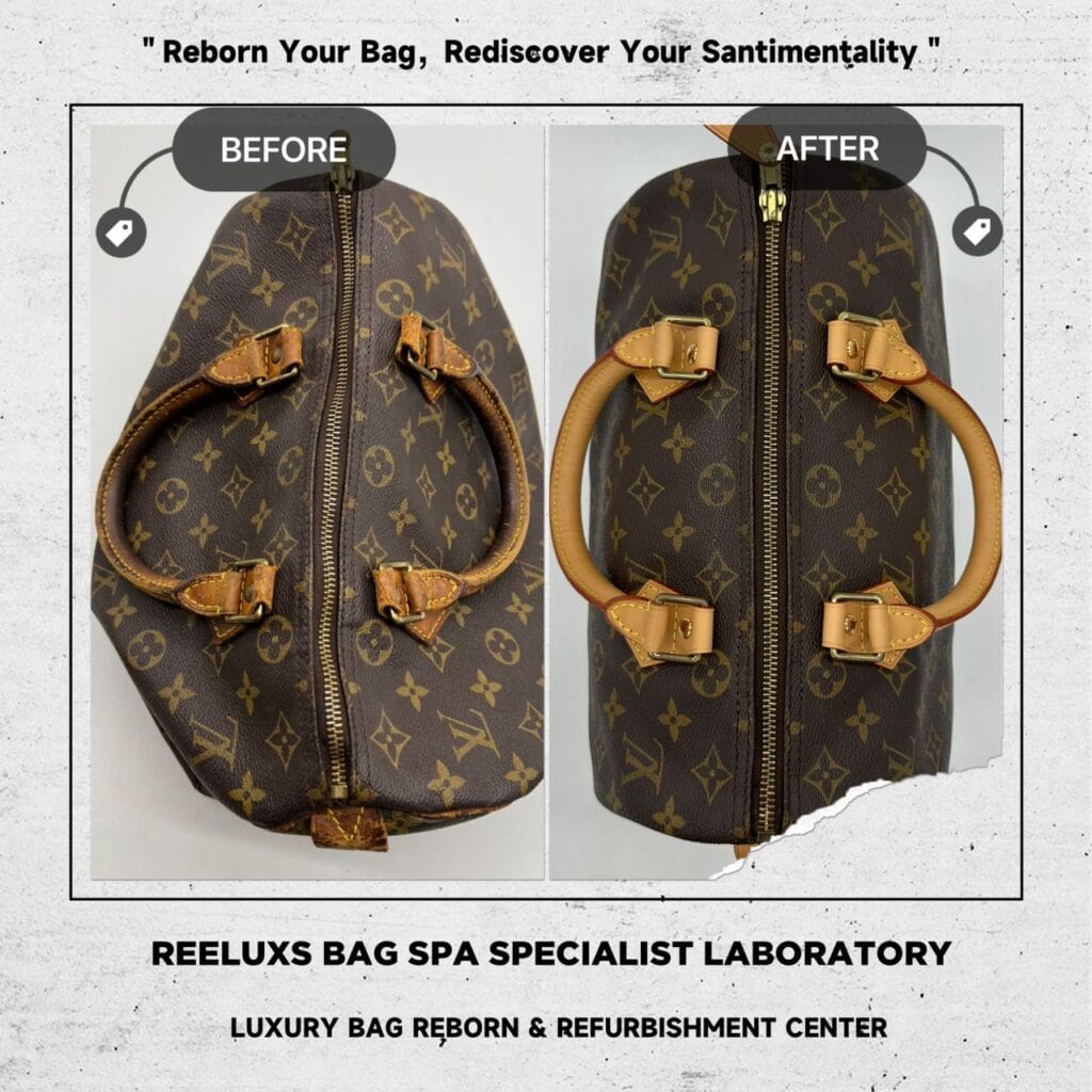 Monogram Speedy 25 Canvas Faded Corner Faded Entire Vachetta Cracked & Damaged… — frame 2