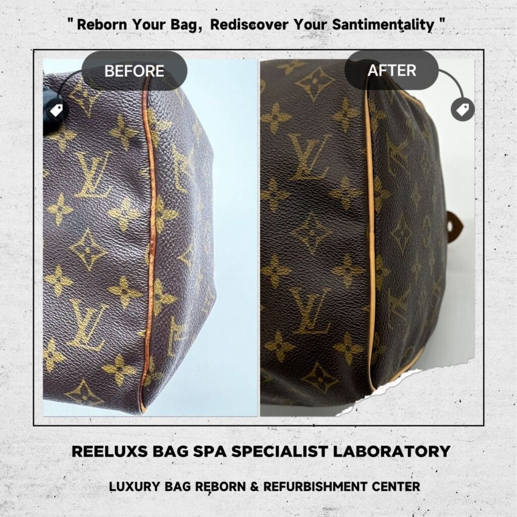 Monogram Speedy 25 Canvas Faded Corner Faded Entire Vachetta Cracked & Damaged… — frame 5