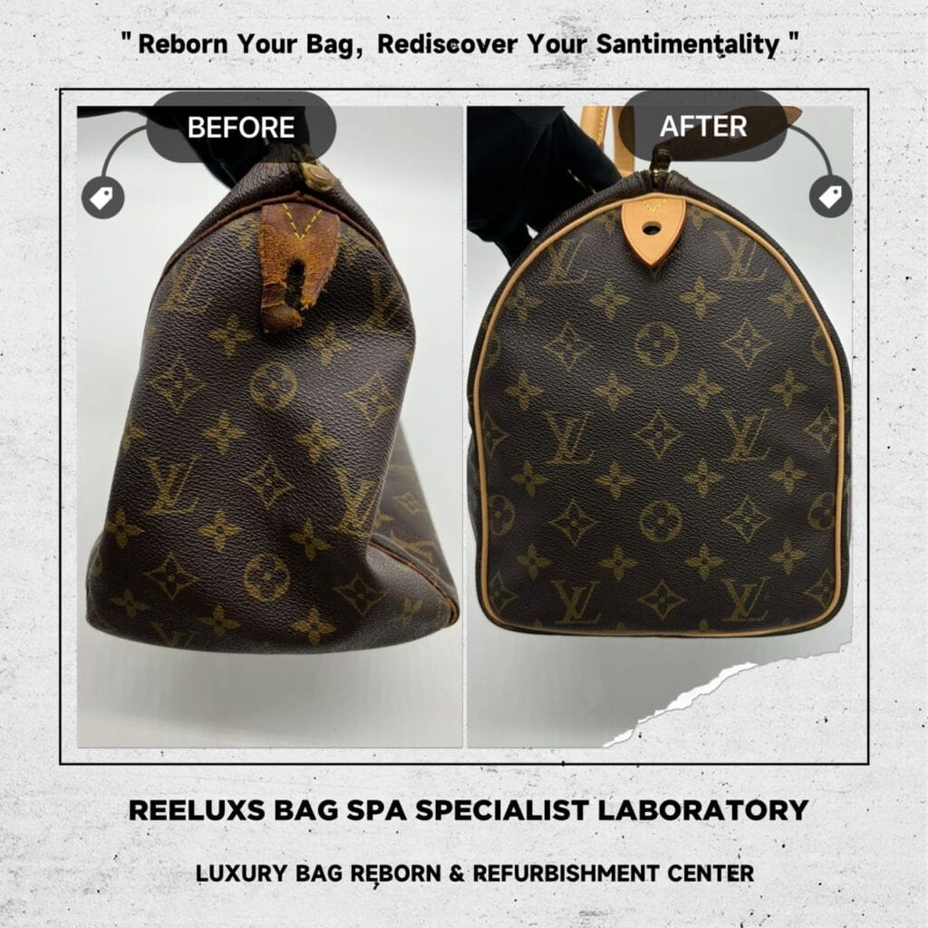 Monogram Speedy 25 Canvas Faded Corner Faded Entire Vachetta Cracked & Damaged… — frame 6
