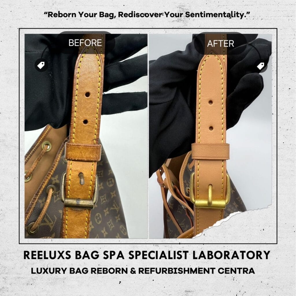Brown Leather Handbag Heavy Black Stain Problem Color Faded Corner Damaged Changed… — frame 13