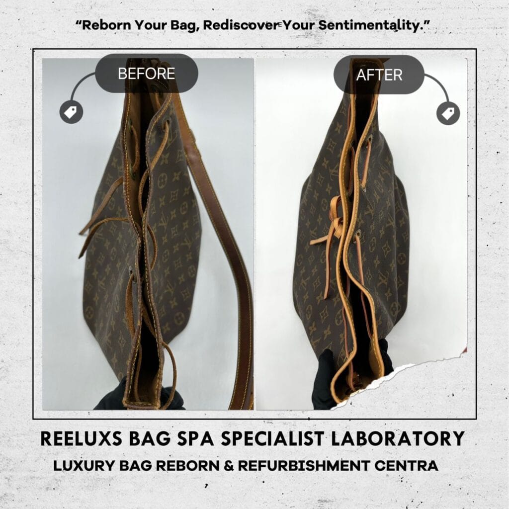 Brown Leather Handbag Heavy Black Stain Problem Color Faded Corner Damaged Changed… — frame 14