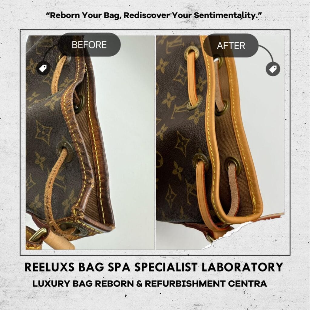 Brown Leather Handbag Heavy Black Stain Problem Color Faded Corner Damaged Changed… — frame 15