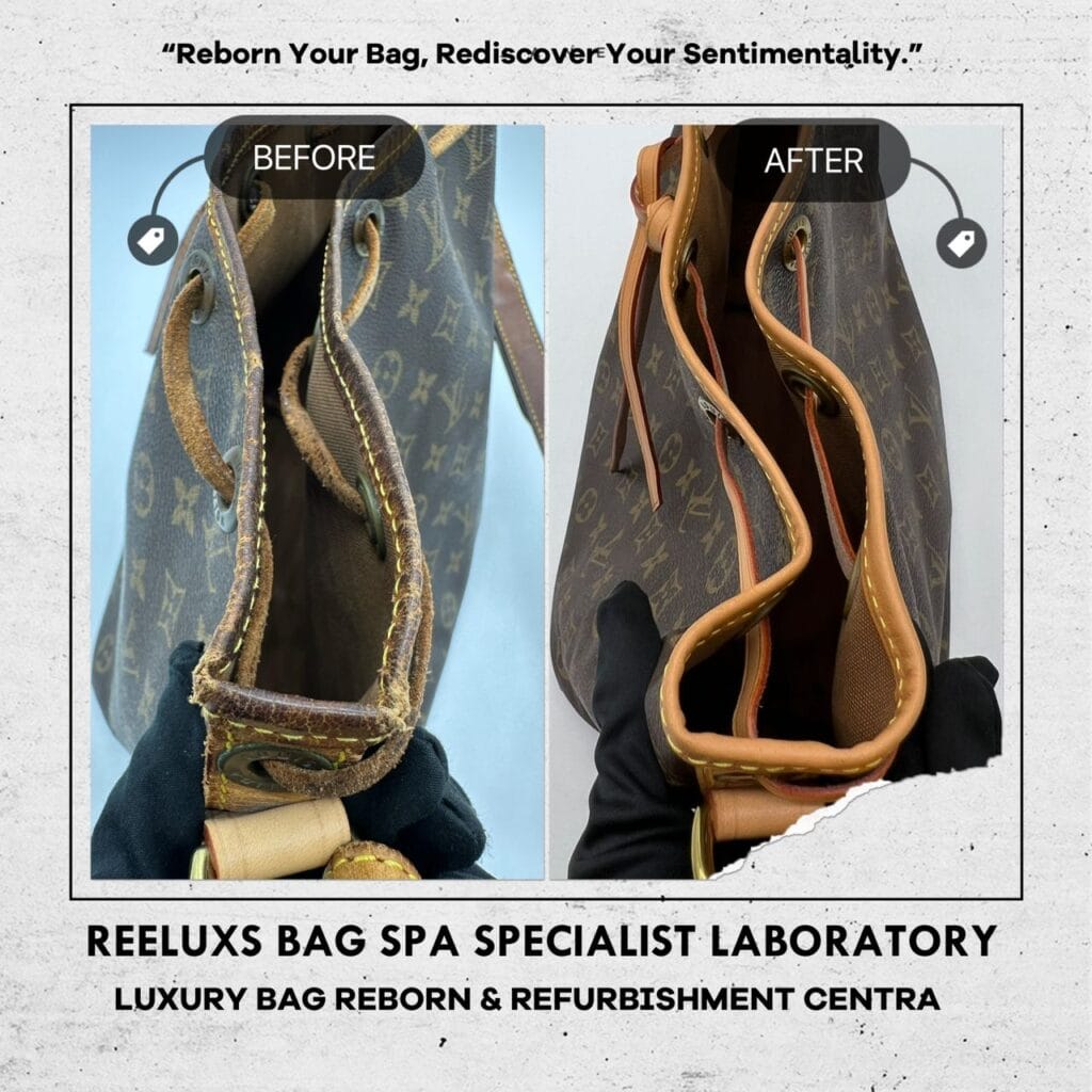 Brown Leather Handbag Heavy Black Stain Problem Color Faded Corner Damaged Changed… — frame 16