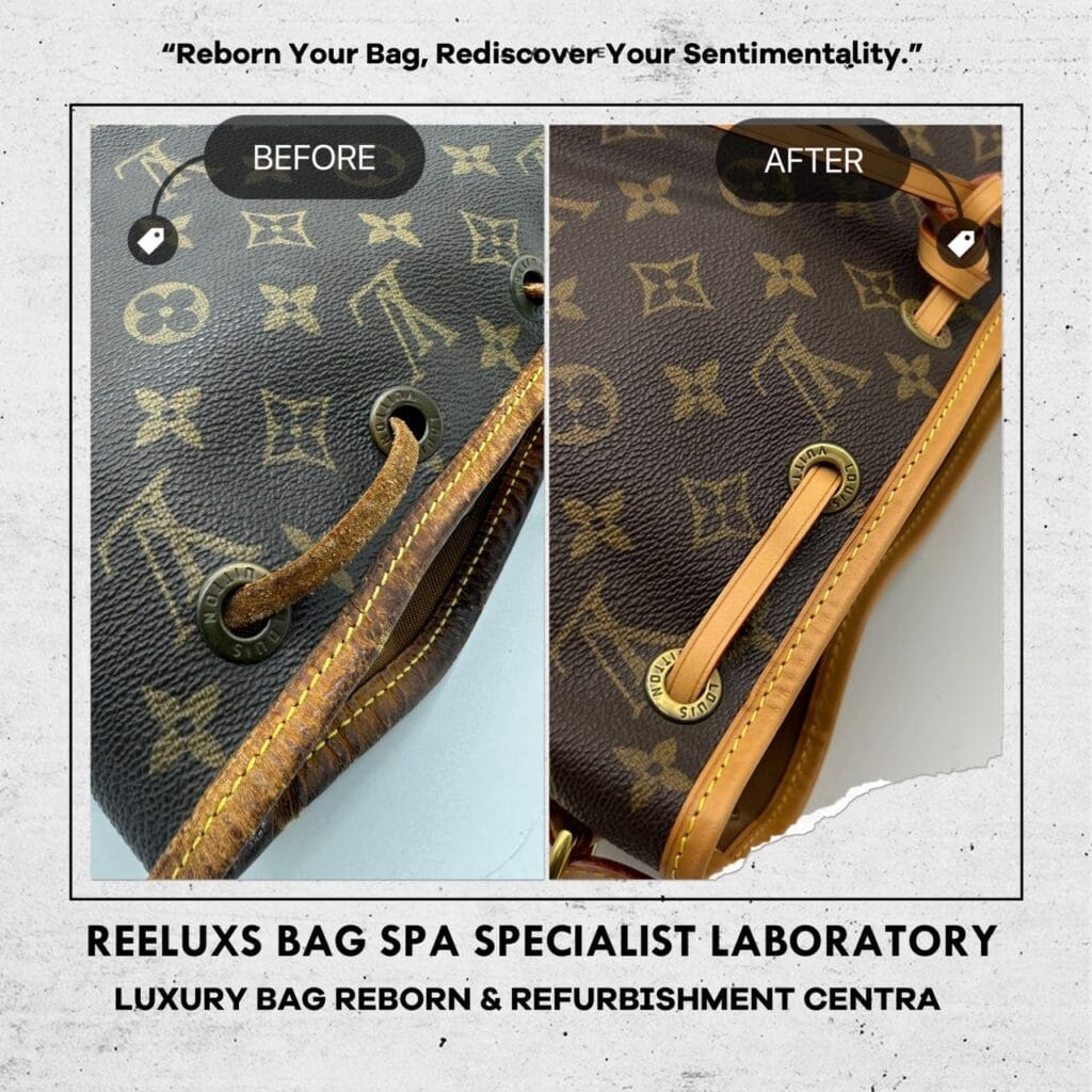 Brown Leather Handbag Heavy Black Stain Problem Color Faded Corner Damaged Changed… — frame 17