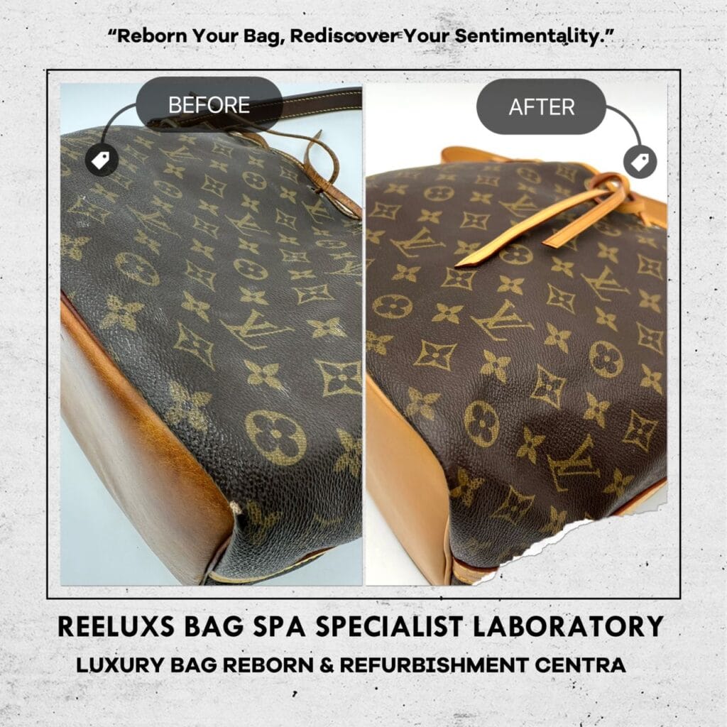 Brown Leather Handbag Heavy Black Stain Problem Color Faded Corner Damaged Changed… — frame 18