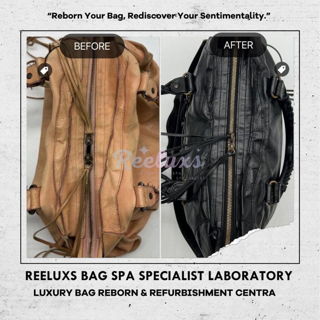 Le City Top Handle Bag wist Rope Broken Corner Faded Color Damaged… — frame 6