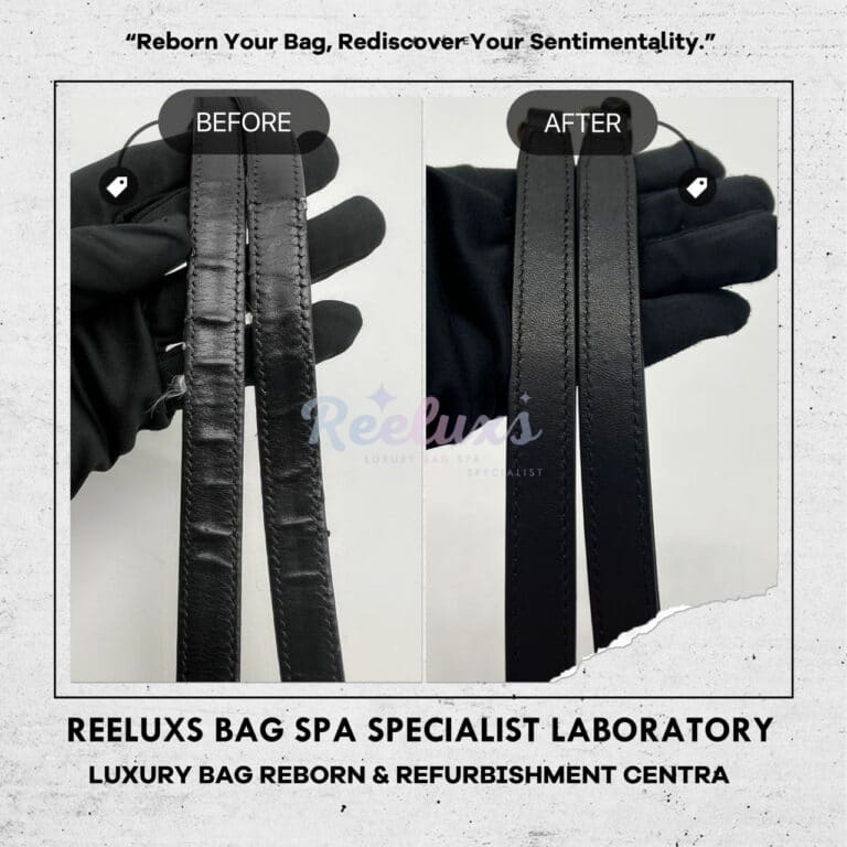 Chanel Handle Leather Cracked & Glitch Come Out Problem Leather Replacement