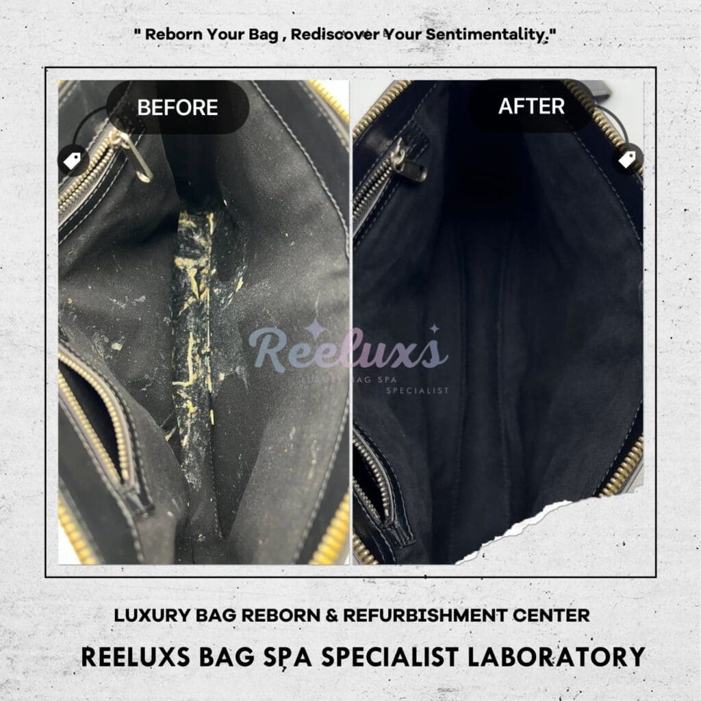 Black GG Supreme Canvas Phidias Pouch With Wristlet Bag Inner Vomit Stain Problem Nano Spa Treatment — frame 2