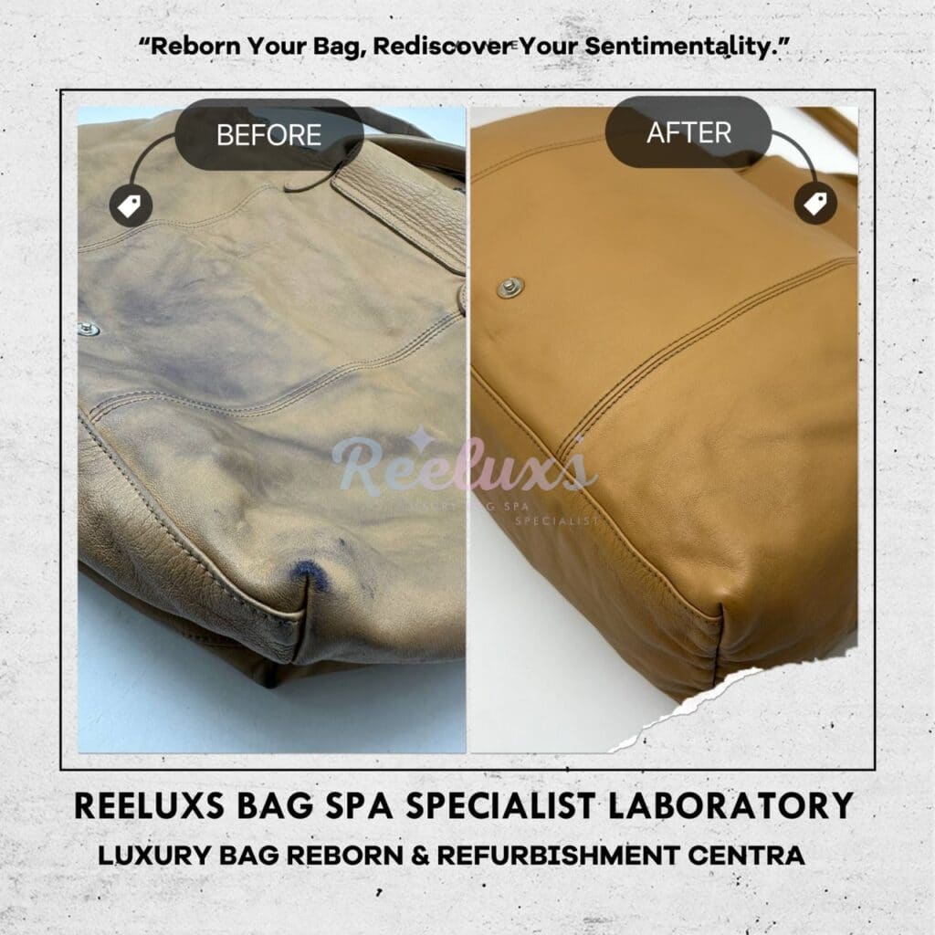 Le Pliage Club Baby Cognac Color Bag Corner Damaged Heavy Color Transfer… — frame 3