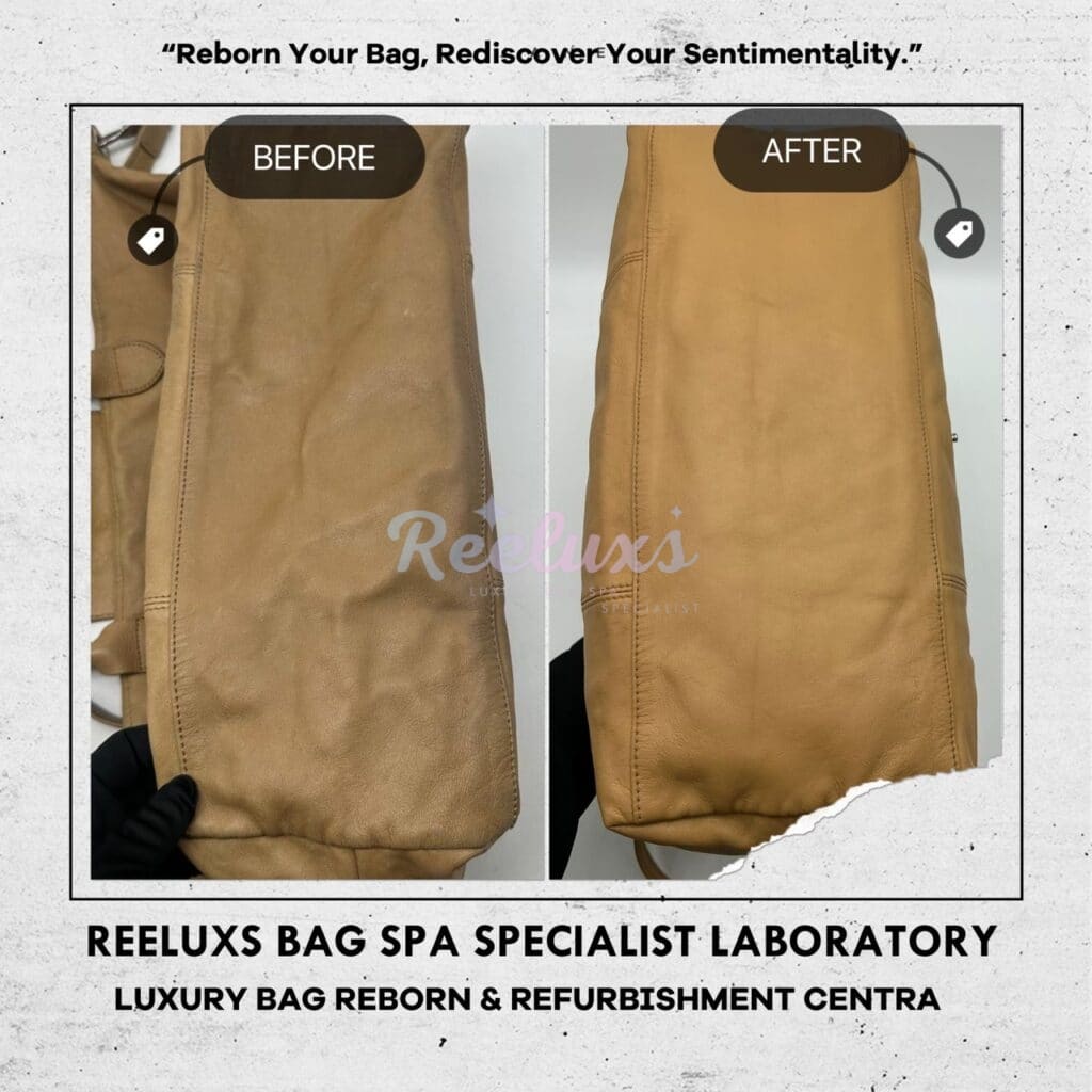 Le Pliage Club Baby Cognac Color Bag Corner Damaged Heavy Color Transfer… — frame 4
