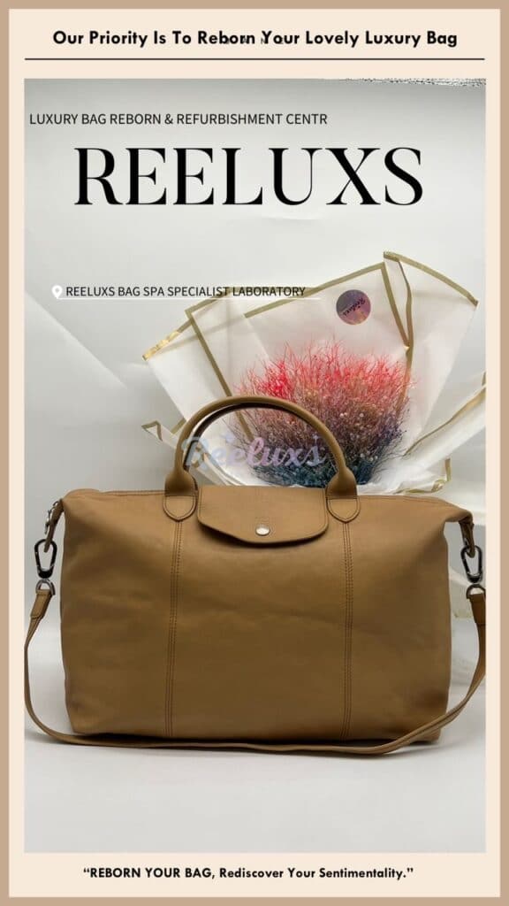 Le Pliage Club Baby Cognac Color Bag Corner Damaged Heavy Color Transfer… — frame 8