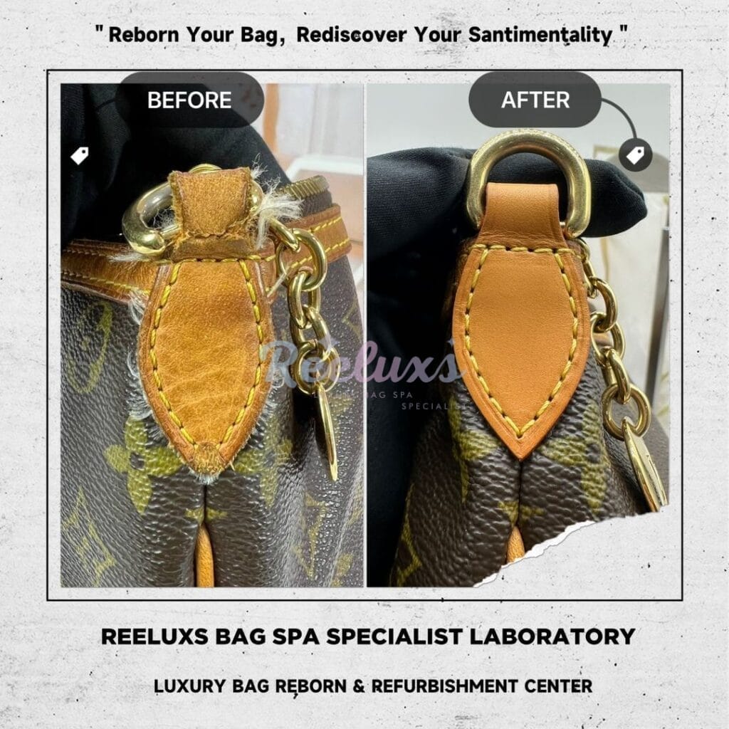 Monogram Canvas Palermo PM Vachetta Hook Damaged Glitch Problem Partially — frame 2