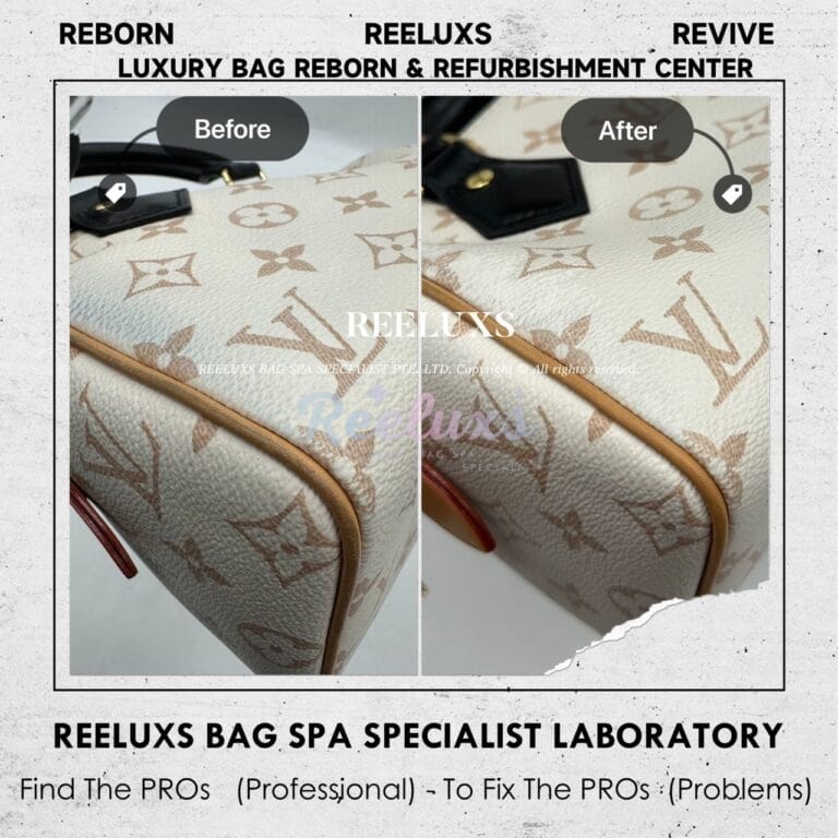 Louis Vuitton Monogram Dune Coated Canvas Speedy Bandouliere 20 Handbag Color Transfer Problem Nano Spa Treatment