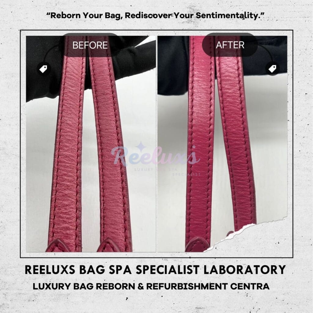 Bow Two Way Handle Bag Color Faded Corner Damaged — frame 8
