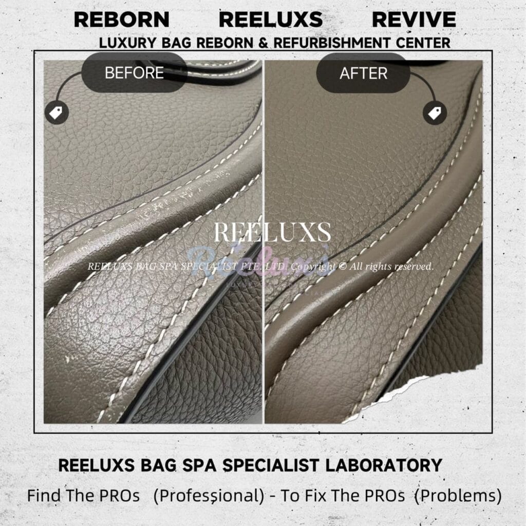 Micro Luggage Corner Damaged Handbag Entire Oil Edge Cracked & Broken Replacement — frame 9