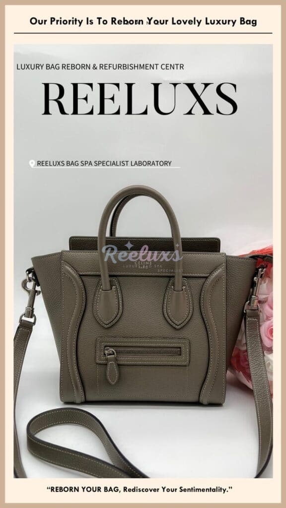 Micro Luggage Corner Damaged Handbag Entire Oil Edge Cracked & Broken Replacement — frame 10