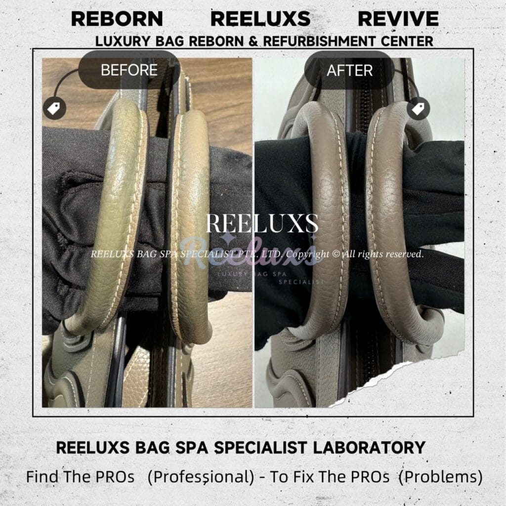 Micro Luggage Corner Damaged Handbag Entire Oil Edge Cracked & Broken Replacement — frame 6