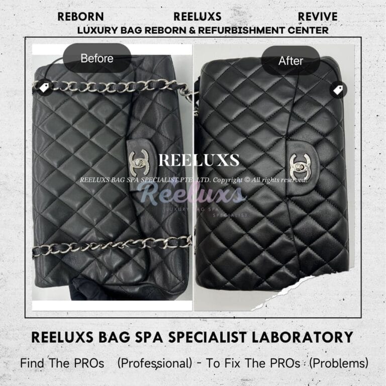 Chanel Black Jumbo Classic Flap With Silver Hardware Shoulder Bag Color Faded Corner Damaged Restoration