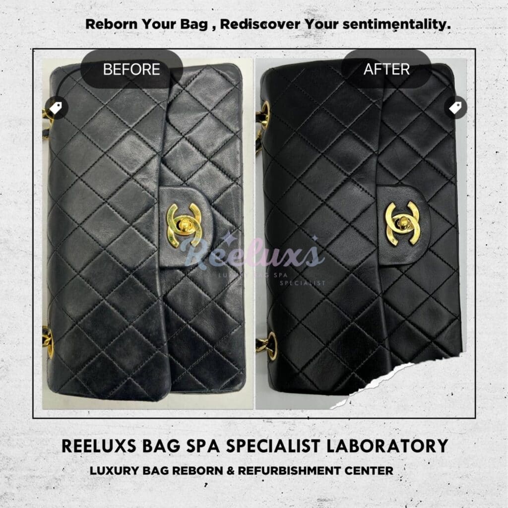 Classic Double Flap Bag Color Faded Corner Damaged — frame 1