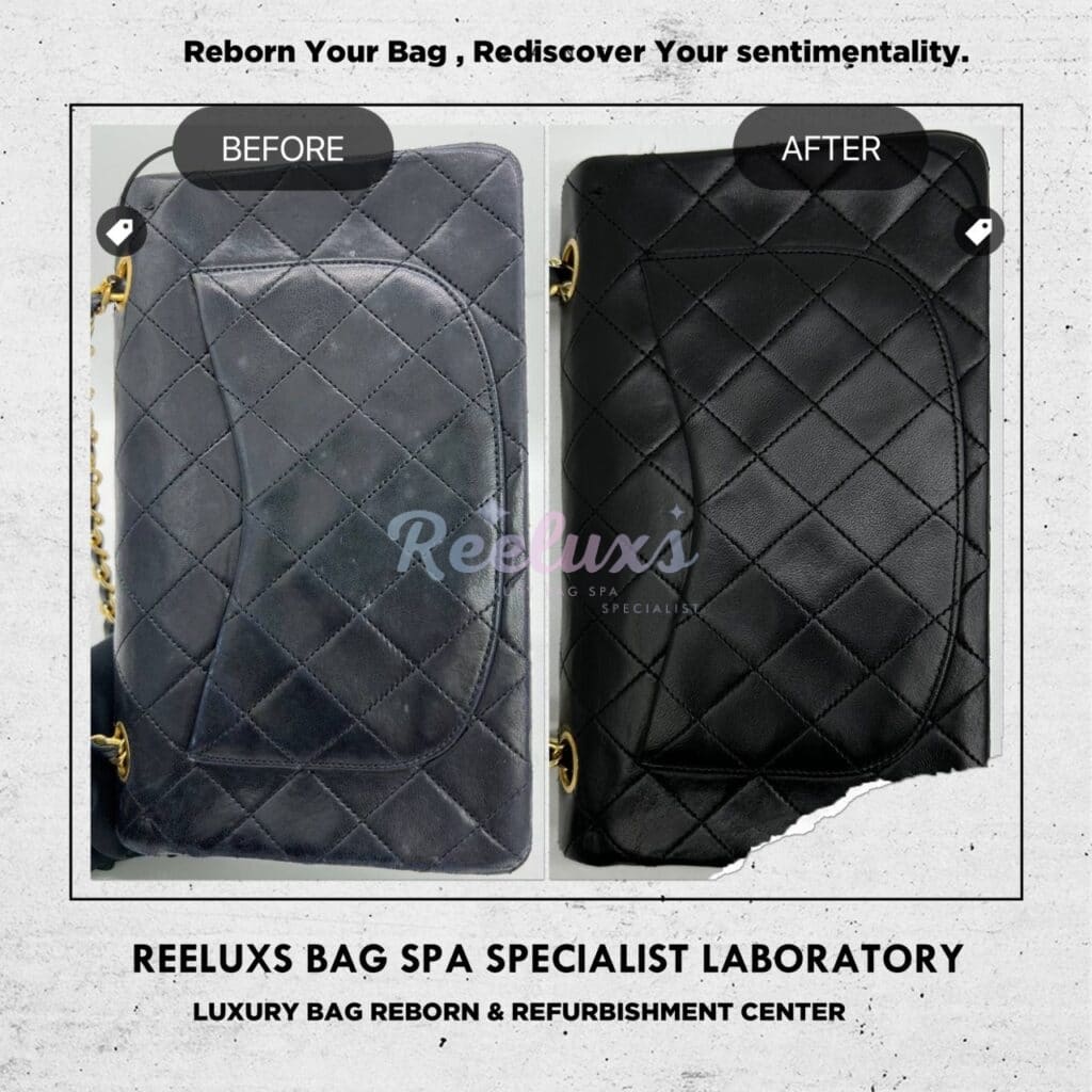 Classic Double Flap Bag Color Faded Corner Damaged — frame 5