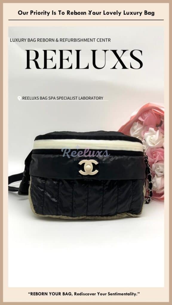 Nylon Crossbody Bag Zip Tear Off & Damaged — frame 7