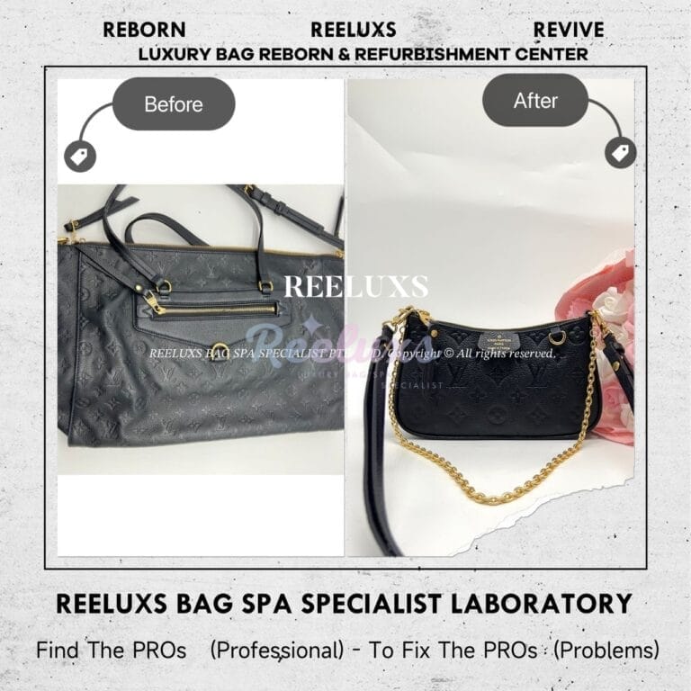 Louis Vuitton Empreinte Lumineuse PM Shoulder Bag Customise To Easy Pouch On Strap