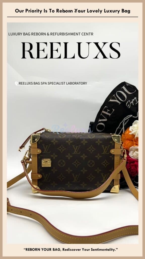 Monogram Keepall Handbag Vachetta Fully Stain & Scratches Customized To Side Trunk… — frame 7