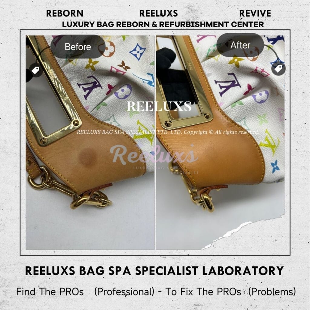 Multicolor Judy Handbag Vachetta Fully Stain Problem Vachetta — frame 8