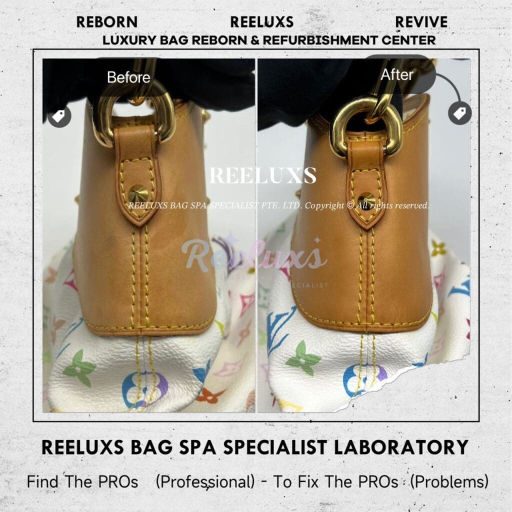 Multicolor Judy Handbag Vachetta Fully Stain Problem Vachetta — frame 6