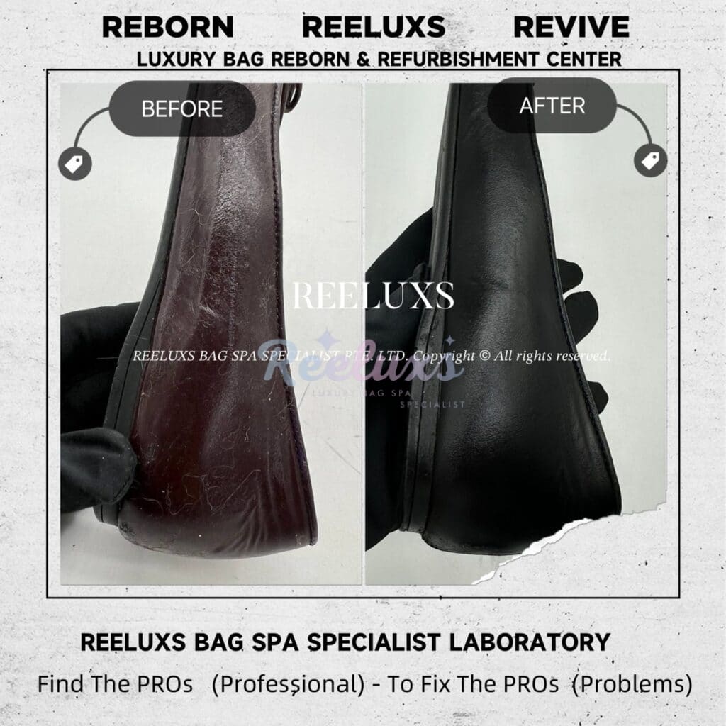 Logo Plaque Round-Toe Ballet Flats Patent Leather Sticky Oxidation Change To Non… — frame 3
