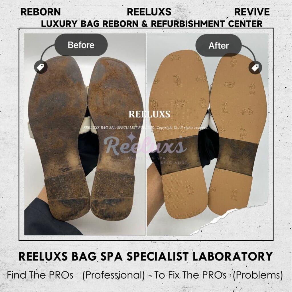 Oran White Color Sandals Foot Base Color Faded & Leather Scratches Color… — frame 10