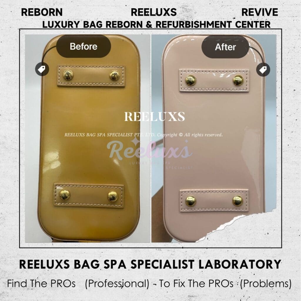 Alma BB Handbag Patent Color Oxidation Problem — frame 8